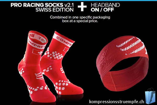 Compressport Socks und Headband