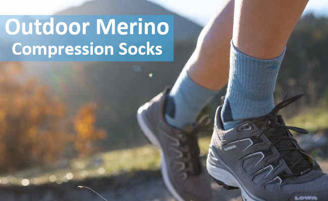 Bauerfeind Outdoor Merino Compression Socks