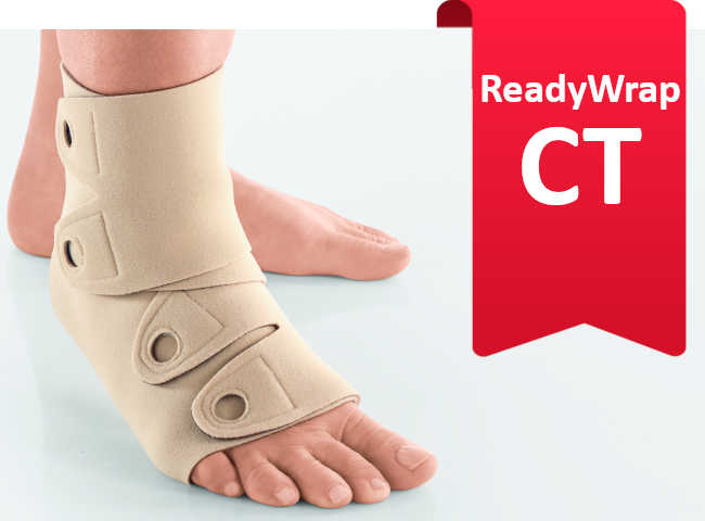ReadyWrap CT Fussteil mit Fingerschlaufen zur Kompressionstherapie bei Schwellungen