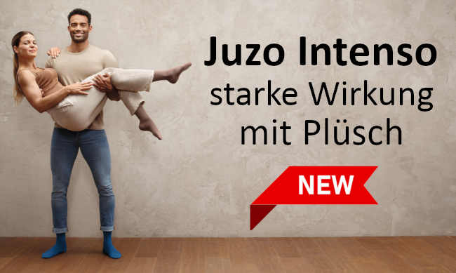 Juzo Intenso Kompressionsstrumpf mit Plüsch