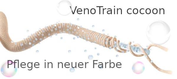 Hautfreundliche VenoTrain cocoon mit Pflegefaser in neuen Farben