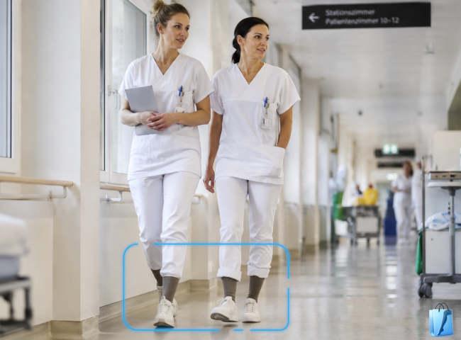 Stützstrümpfe im Pflegeberuf